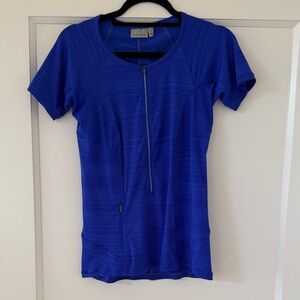 Athleta Cobalt Blue Short Sleeve Top